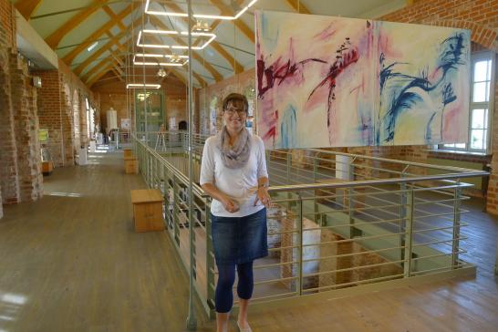 Ausstellung fertig aufgebaut